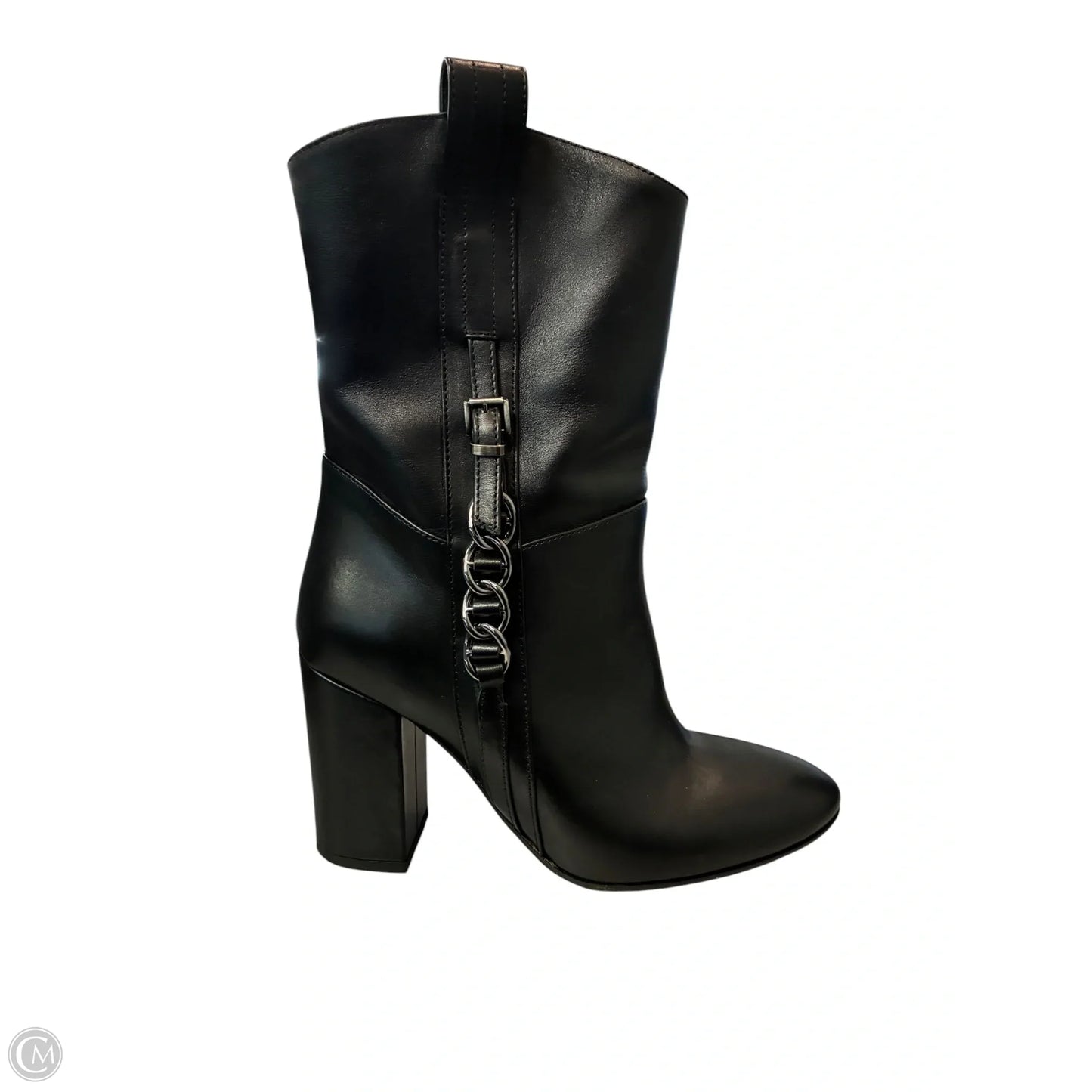 Boots Ankle Flats By Clothes Mentor In Black, Size: 8.5