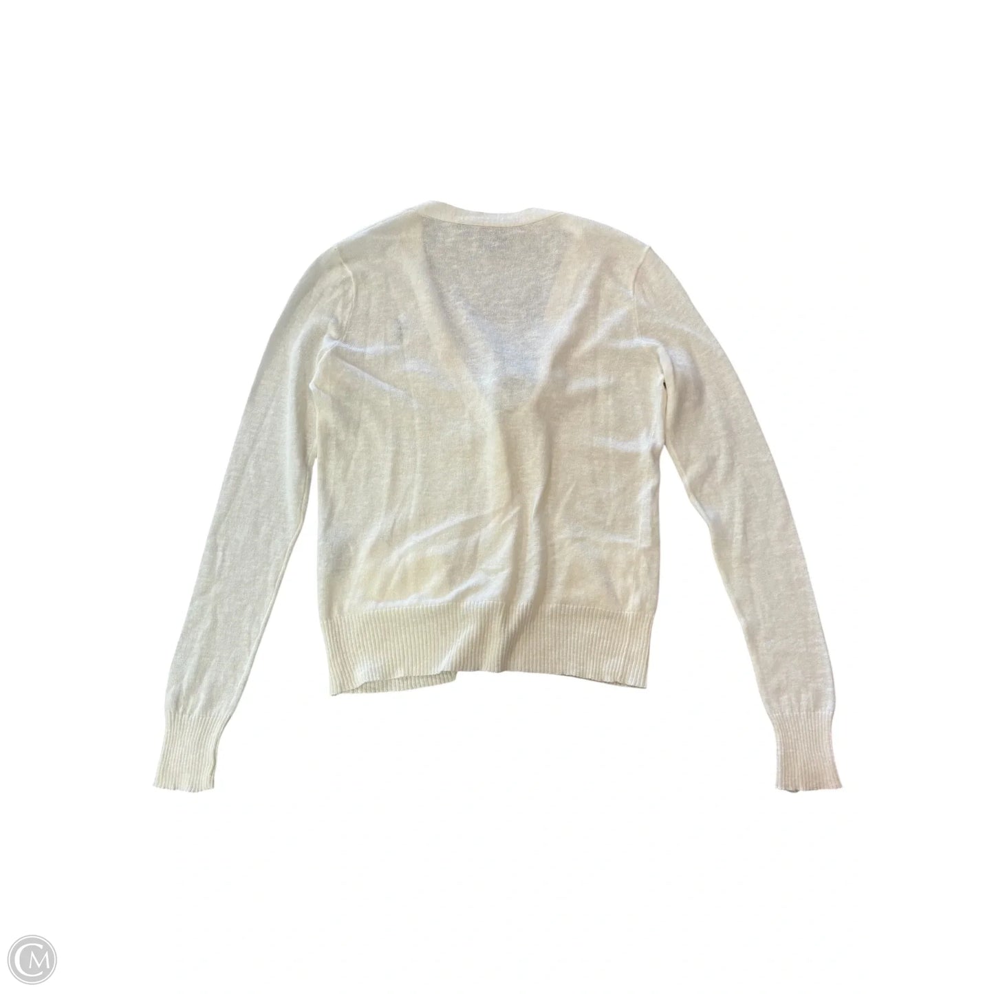 Cardigan By Ralph Lauren In Ivory, Size: S