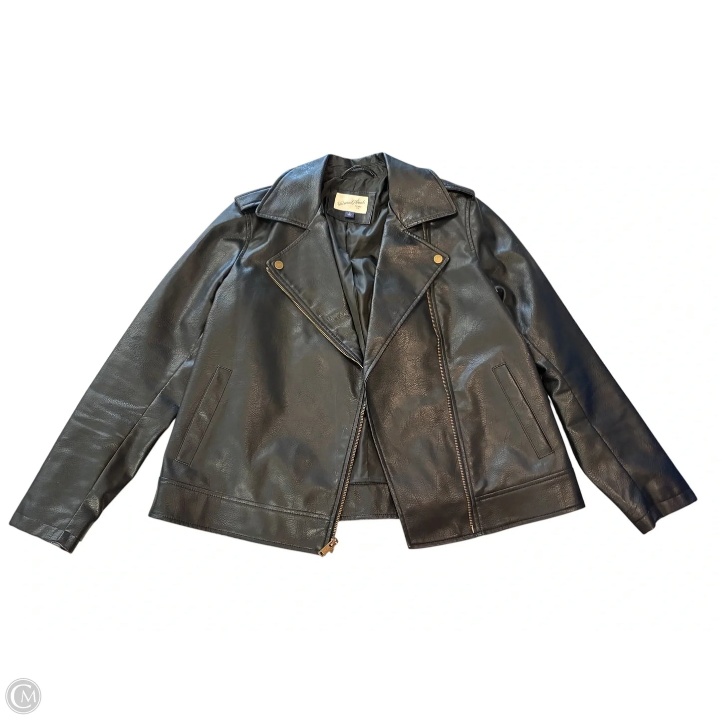 Jacket Moto By Universal Thread In Black, Size: M