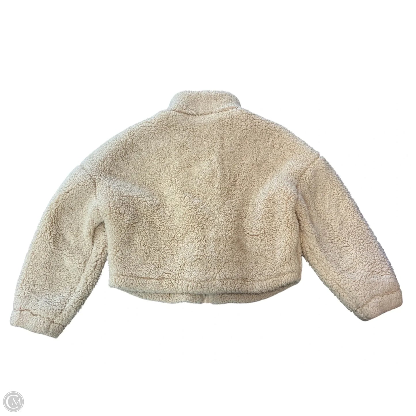 Jacket Fleece By Harper In Beige, Size: M