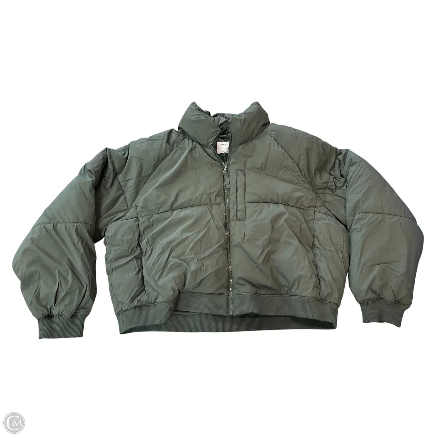 Jacket Puffer & Quilted By Old Navy In Green, Size: Xl