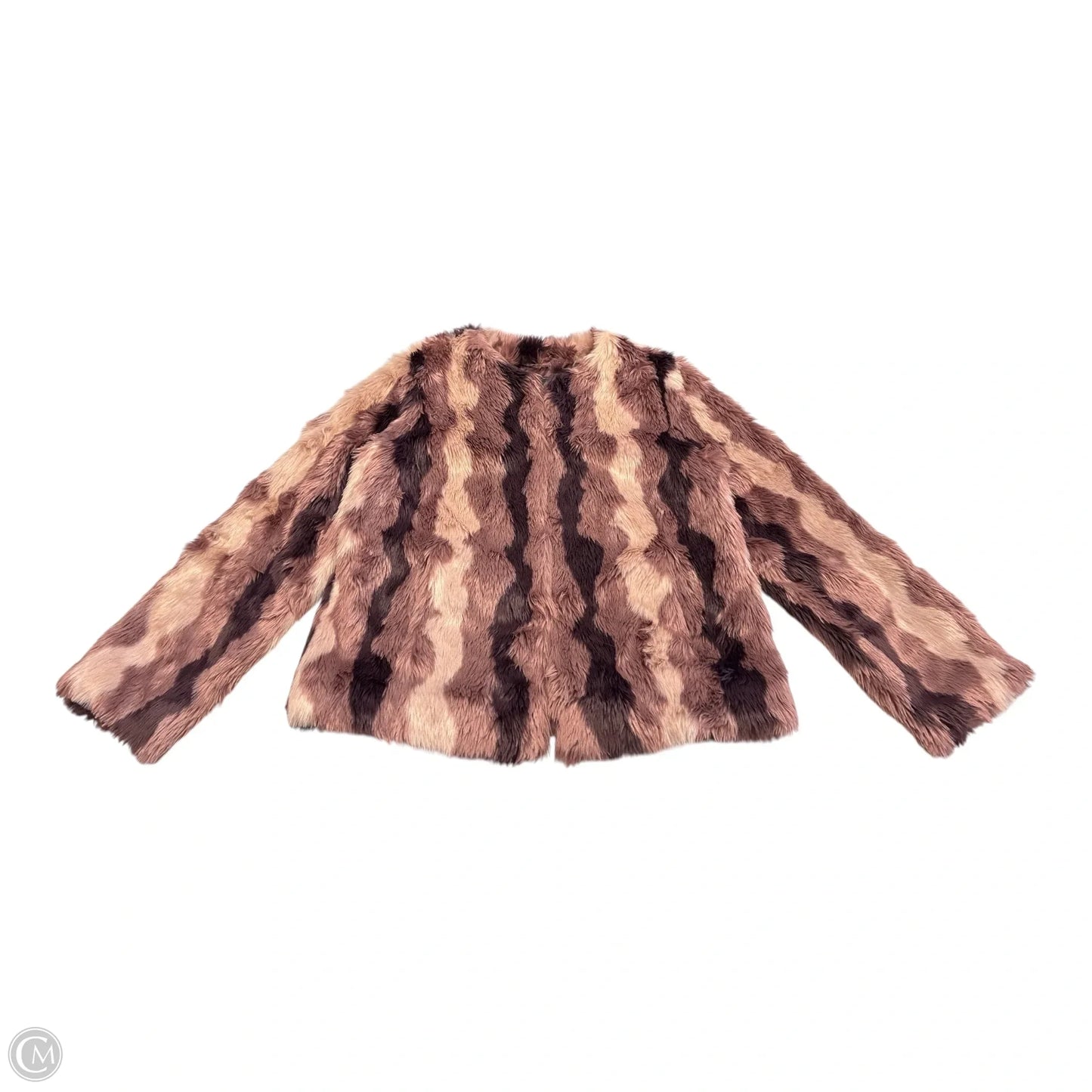 Jacket Faux Fur & Sherpa By Sam Edelman In Purple, Size: L