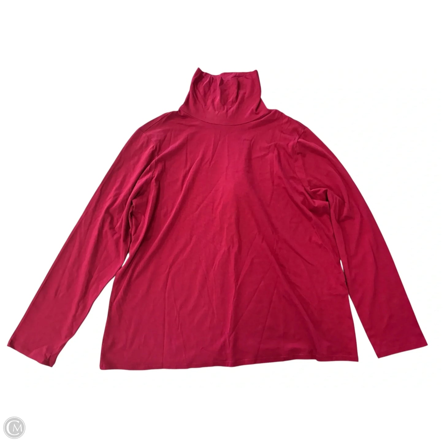 Top Long Sleeve By Chicos In Red, Size: Xl