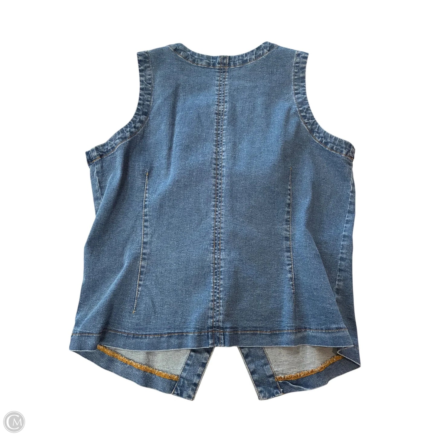 Vest Other By Luvamia In Blue Denim, Size: Xl
