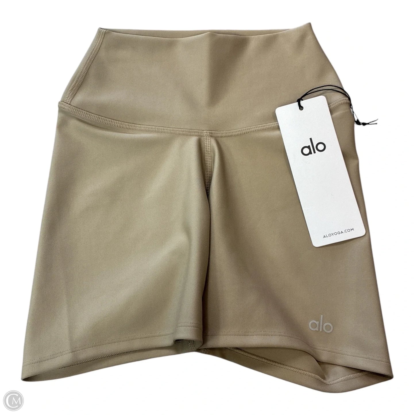 Athletic Shorts By Alo In Tan, Size: Xxs