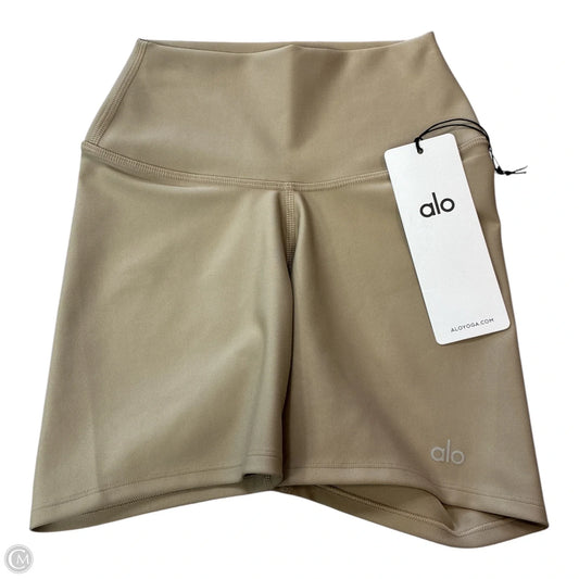 Athletic Shorts By Alo In Tan, Size: Xxs