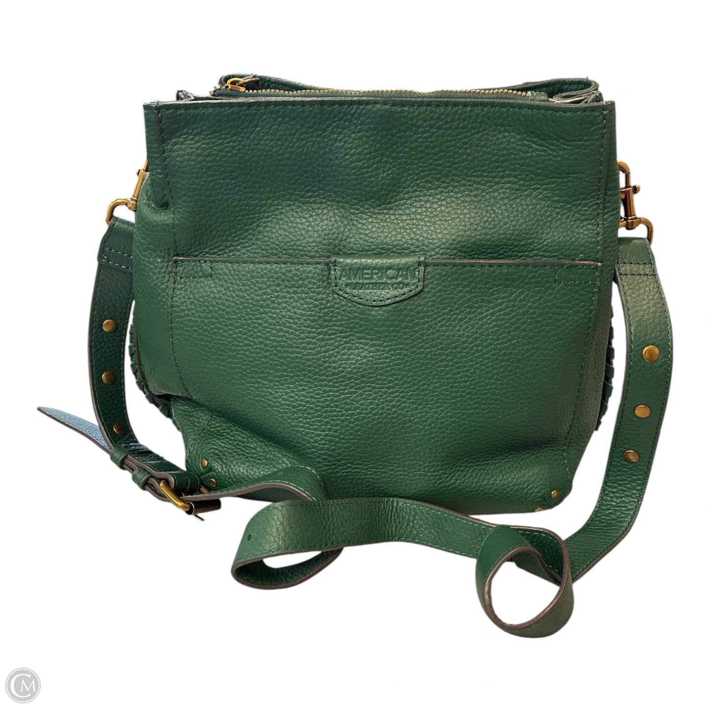 Crossbody Leather By American, Size: Small