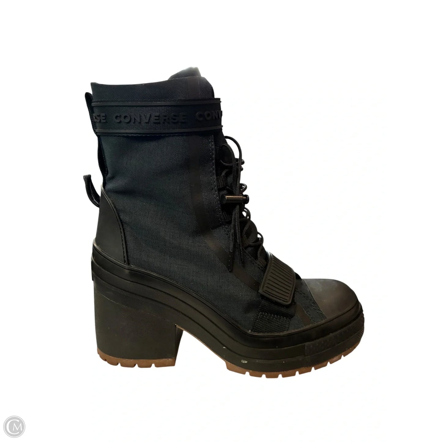 Boots Ankle Heels By Converse In Black, Size: 8