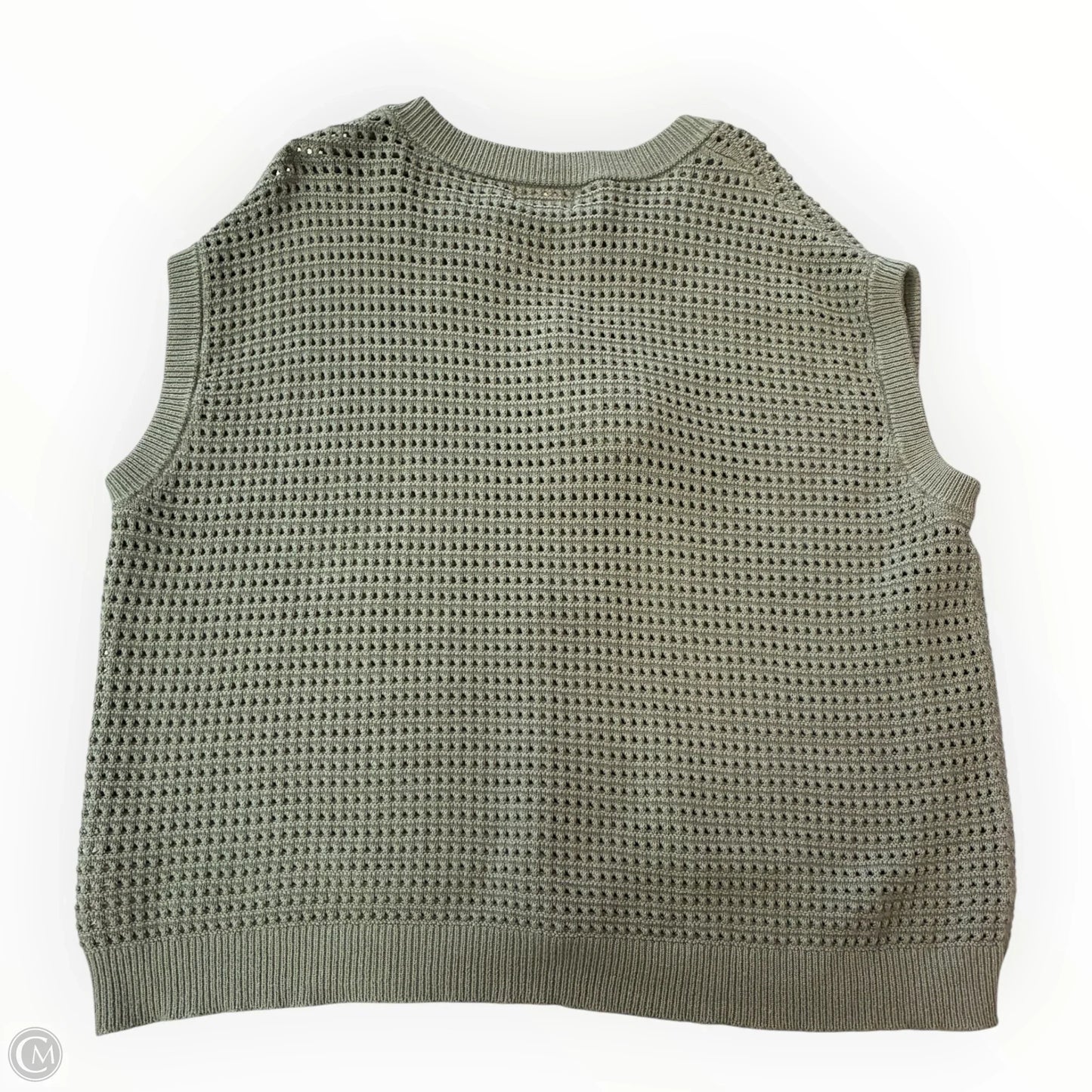 Vest Sweater By Universal Thread In Green, Size: Xl