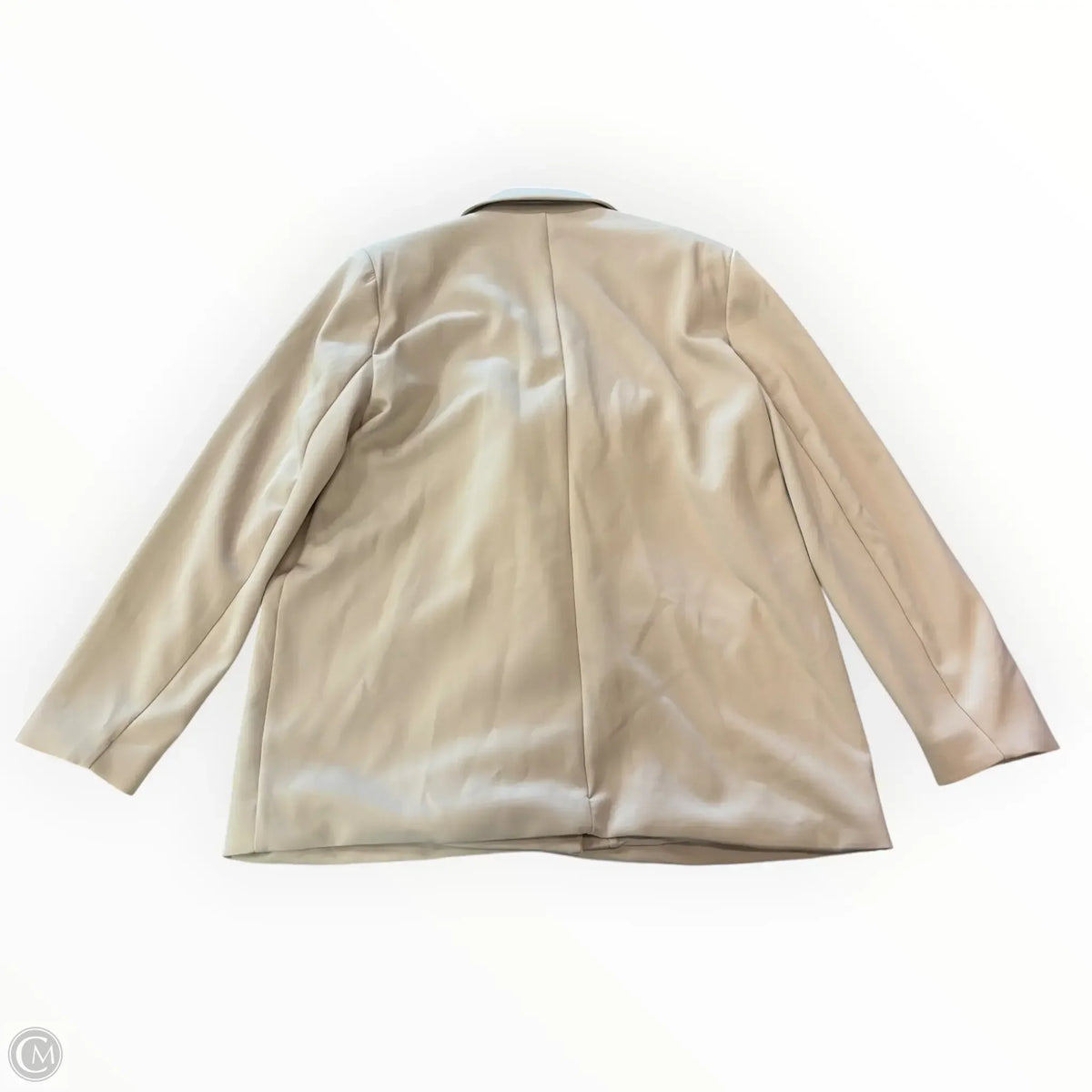 Blazer By Clothes Mentor In Beige, Size: L