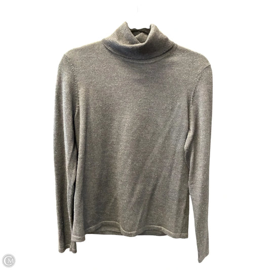 Top Long Sleeve By Lauren By Ralph Lauren In Grey, Size: M