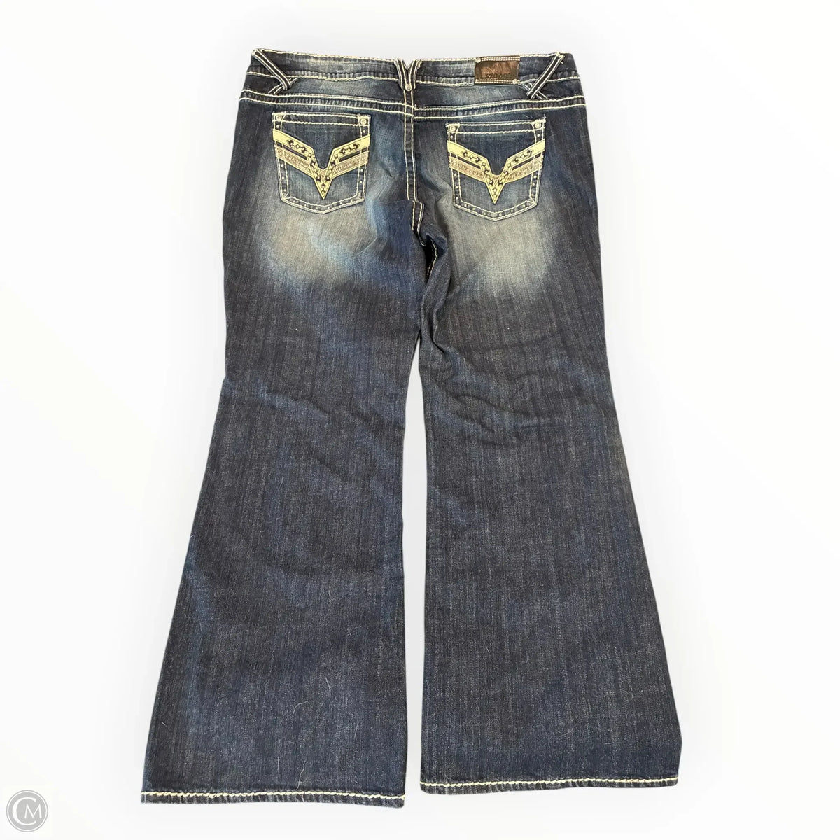 Jeans Boot Cut By Vigoss In Blue Denim, Size: 26