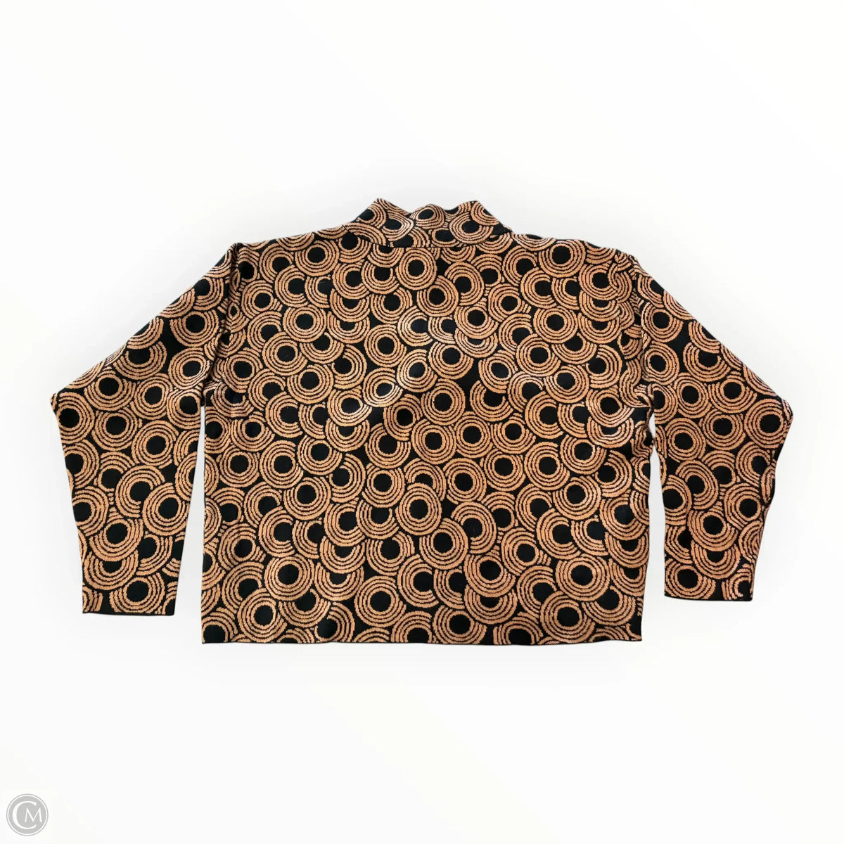 Sweater By Maeve In Black & Tan, Size: M