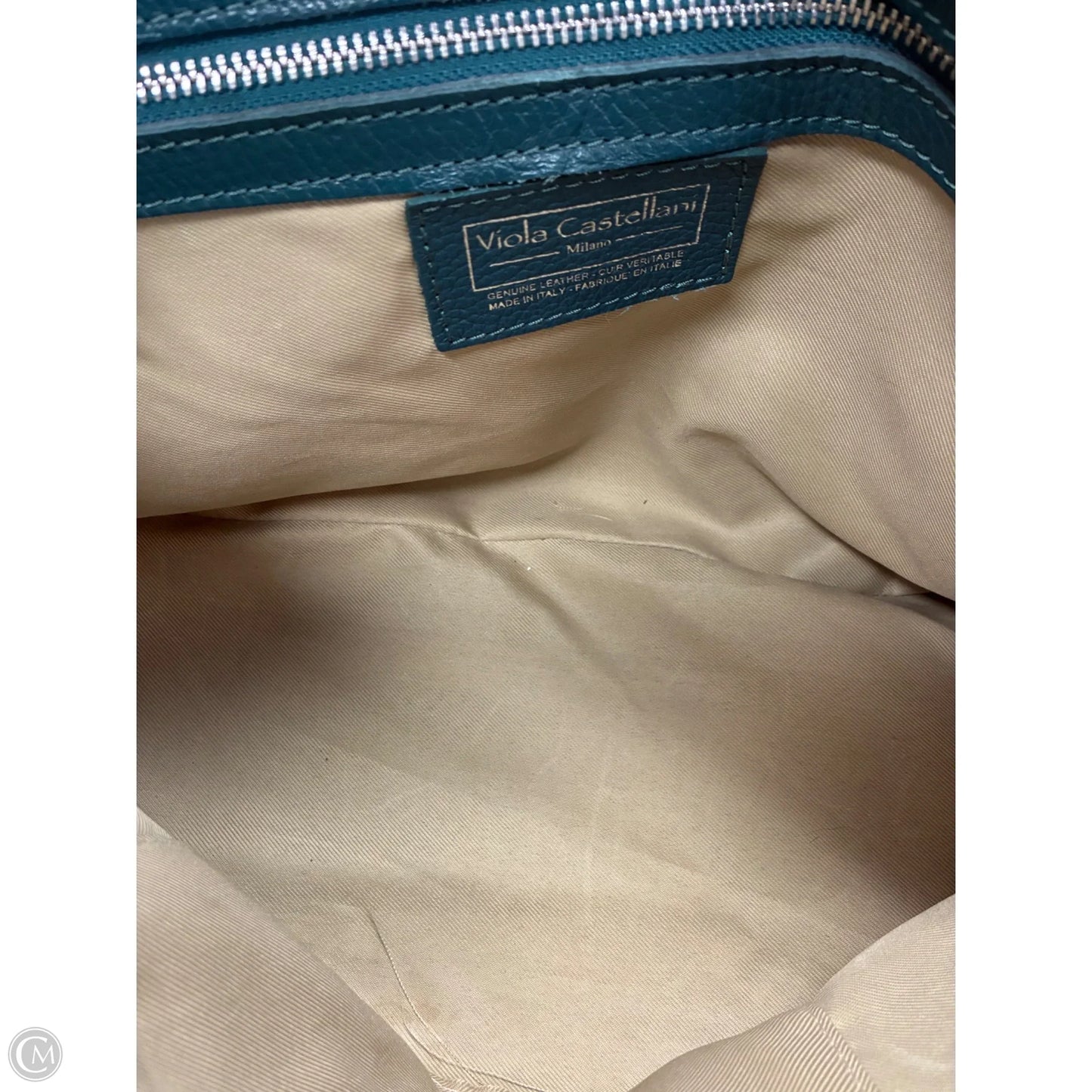 Handbag Leather By Cmc, Size: Medium