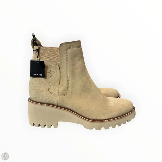 Boots Ankle Flats By Dolce Vita In Beige, Size: 9.5