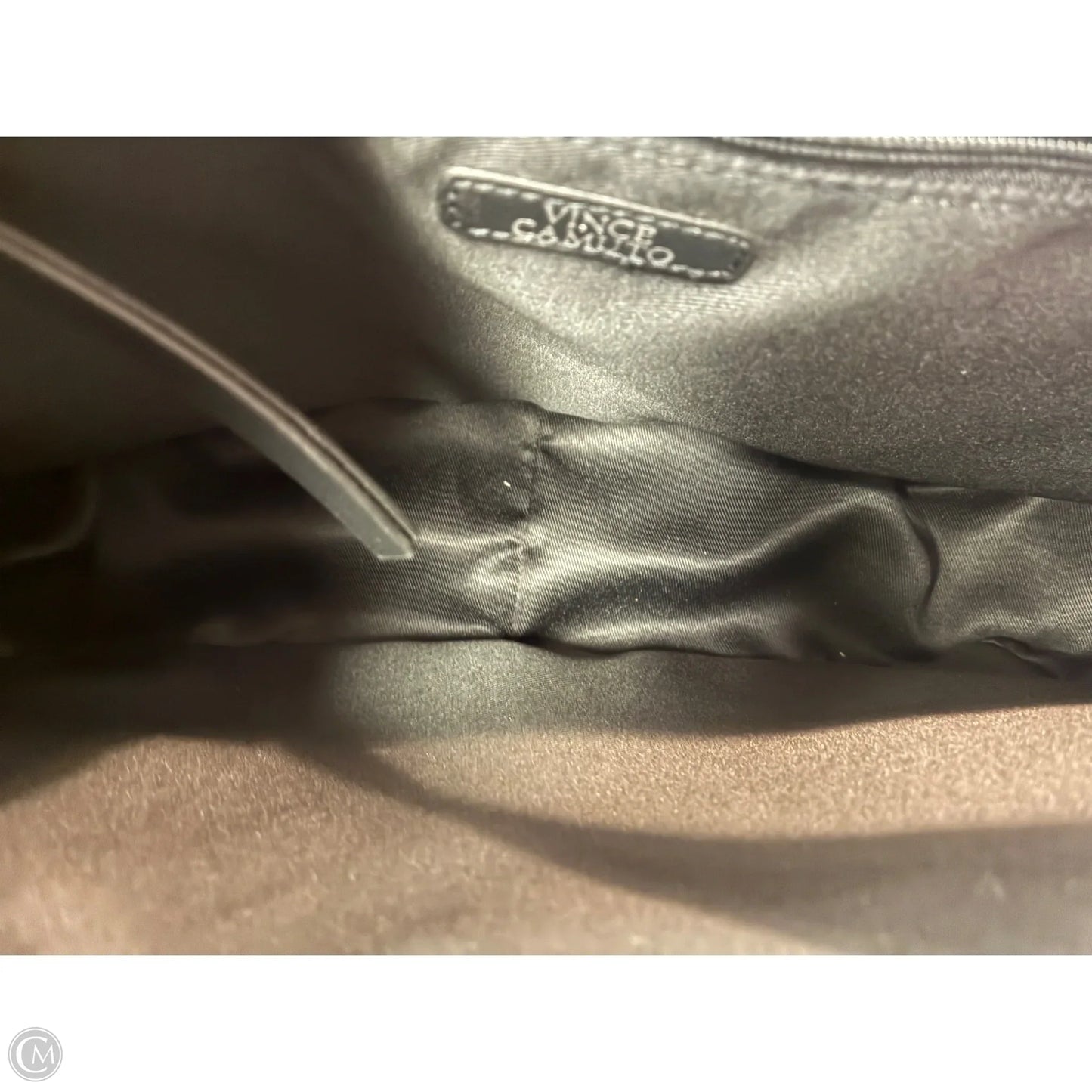 Handbag Leather By Vince Camuto, Size: Medium