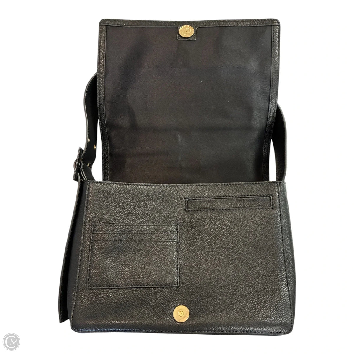 Handbag Leather By Vince Camuto, Size: Medium