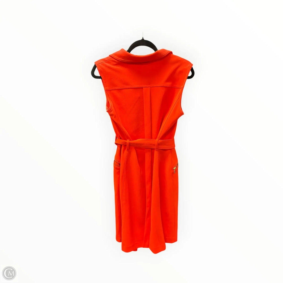 Dress Work By Calvin Klein In Orange, Size: M