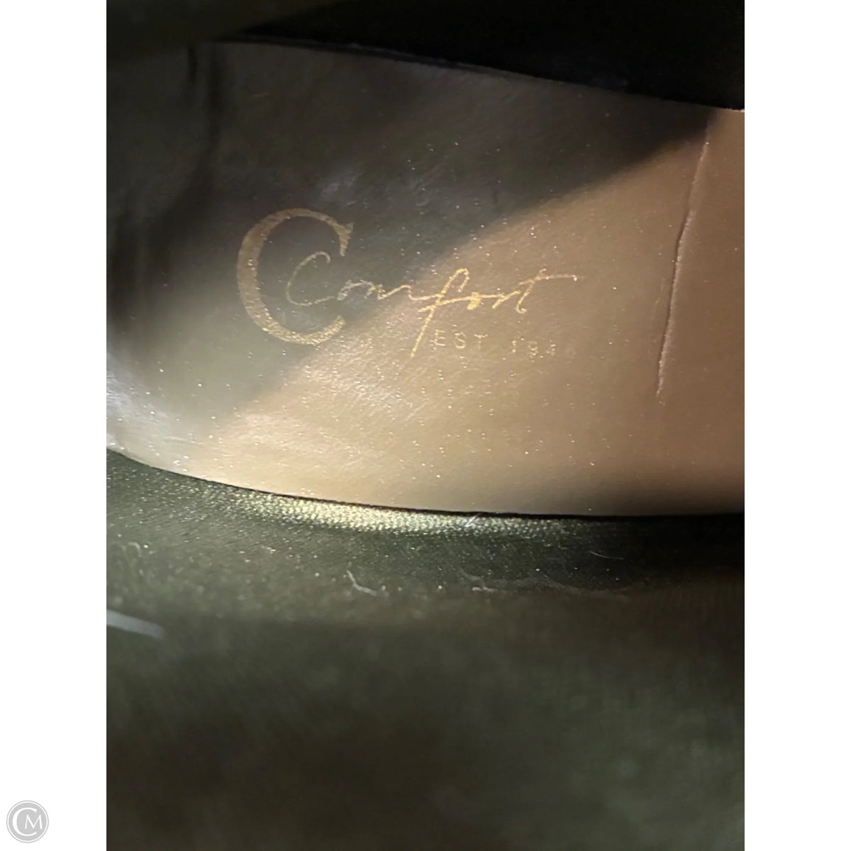 Boots Ankle Heels By Cato In Green, Size: 9