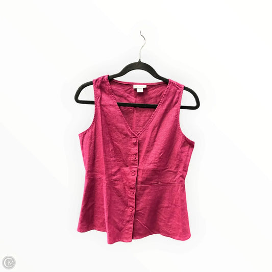 Vest Other By Liz Claiborne In Red, Size: Xs