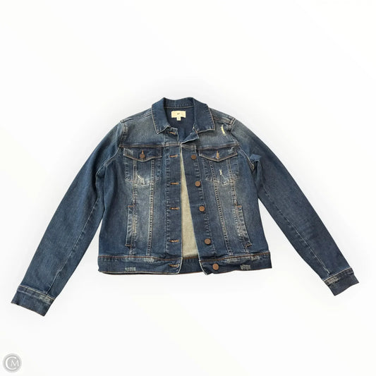 Jacket Denim By Bp In Blue Denim, Size: M