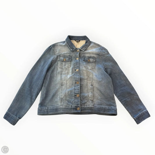 Jacket Denim By Buffalo David Bitton In Blue Denim, Size: L