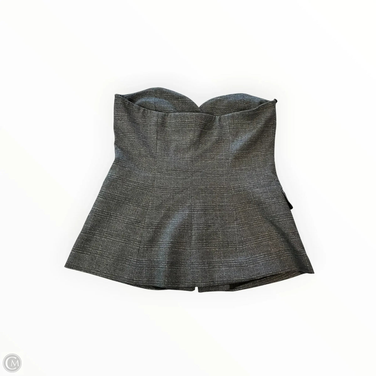 Top Sleeveless By Zara In Grey, Size: M
