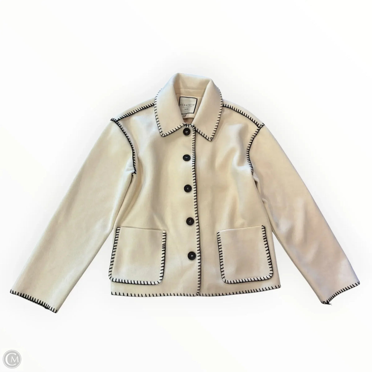 Jacket Other By Bagatelle In Cream, Size: L