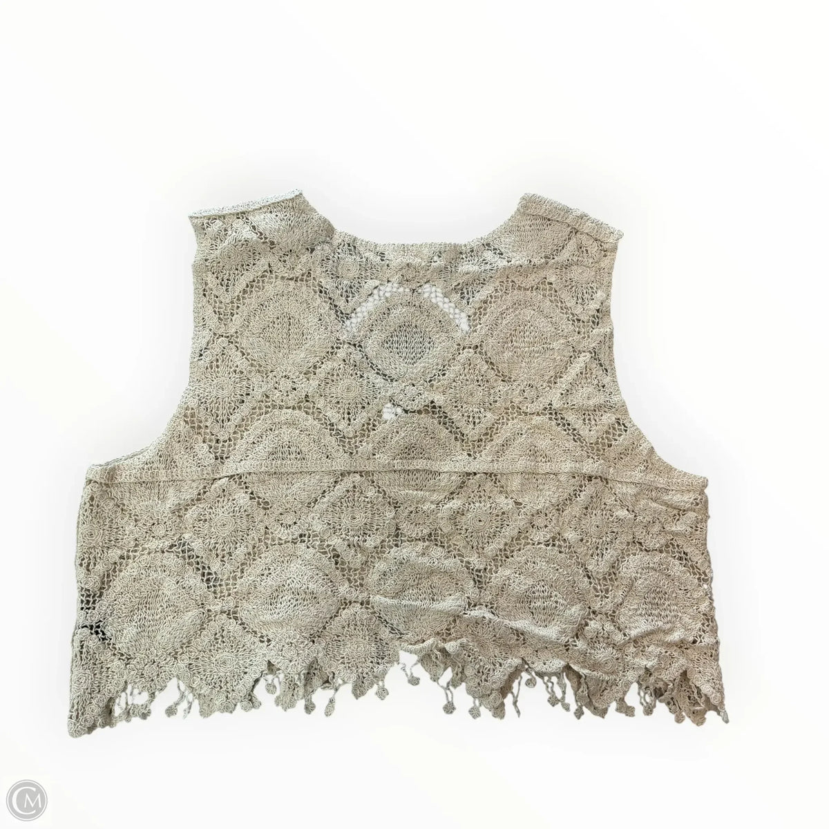 Vest Other By Pol In Beige, Size: Onesize