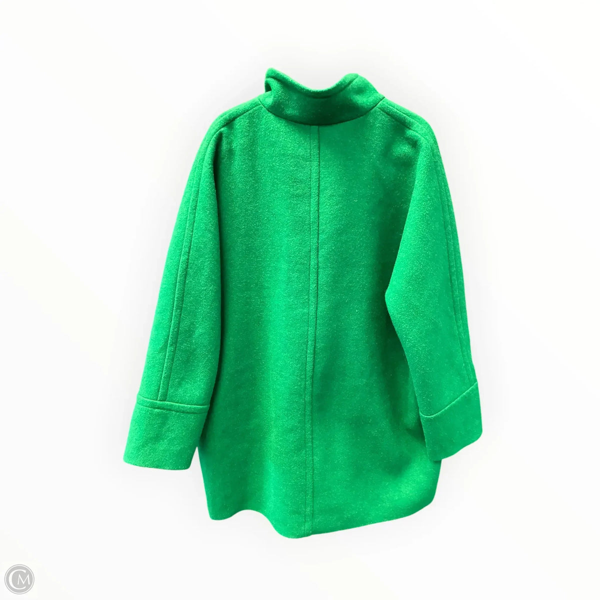 Coat Wool By J. Crew In Green, Size: 1x