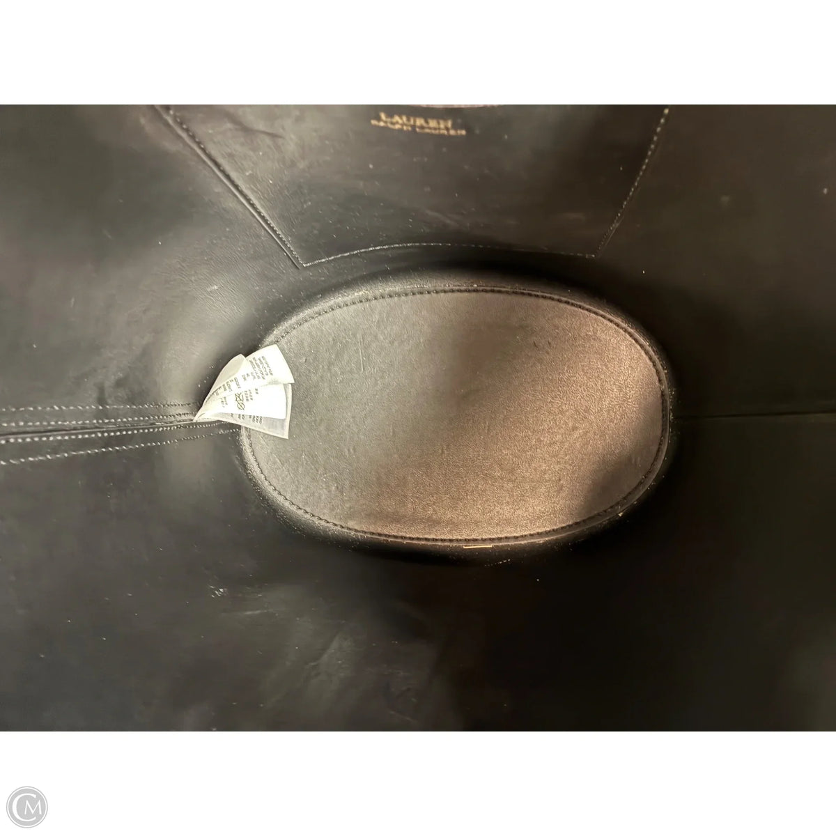 Handbag Leather By Ralph Lauren, Size: Medium