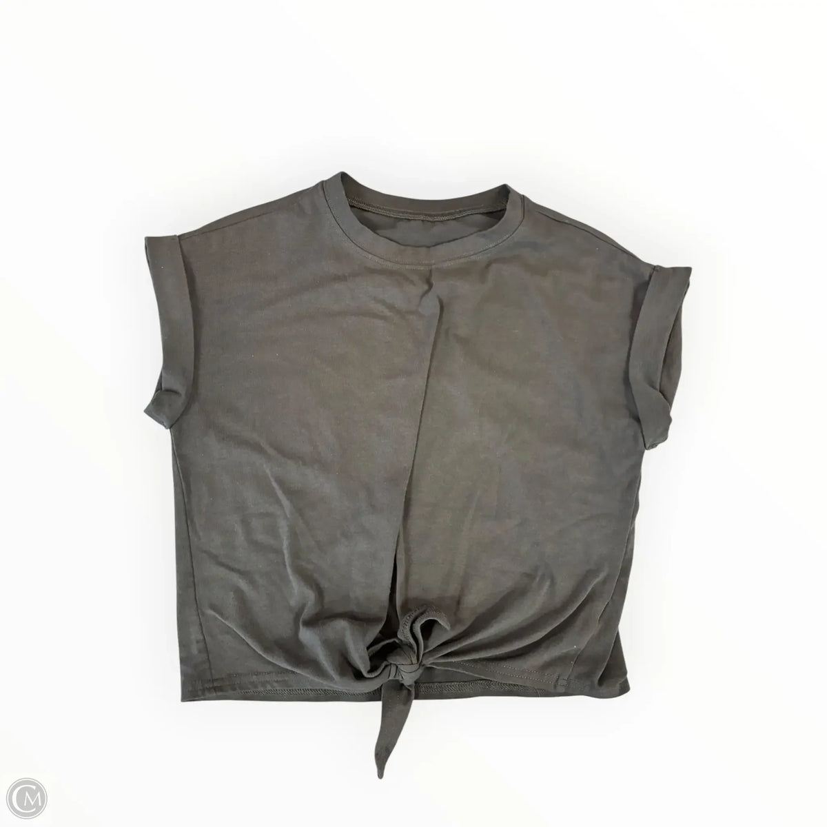 Top Short Sleeve Basic By Cmf In Grey, Size: Xs