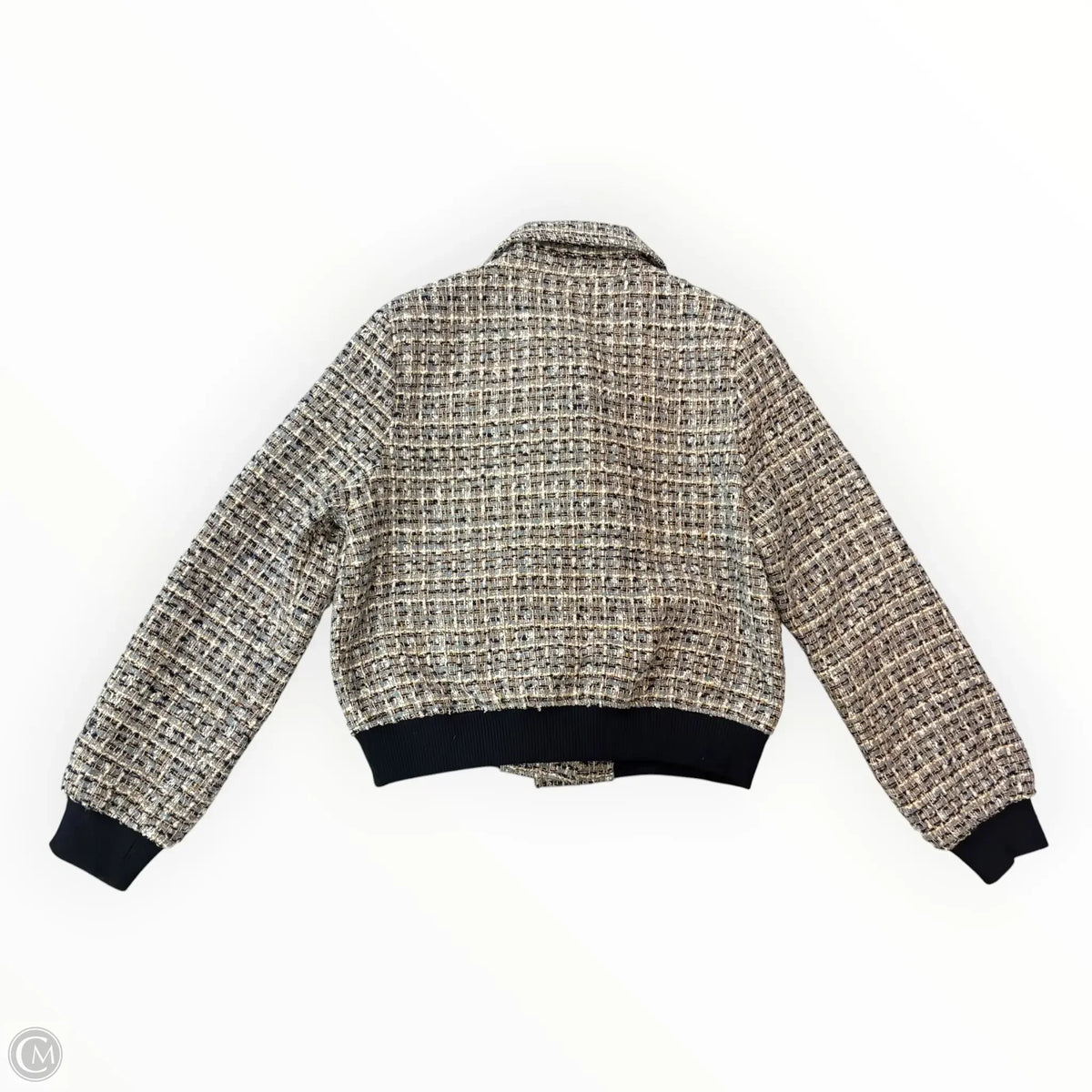 Jacket Other By Laundry In Blue & White, Size: M