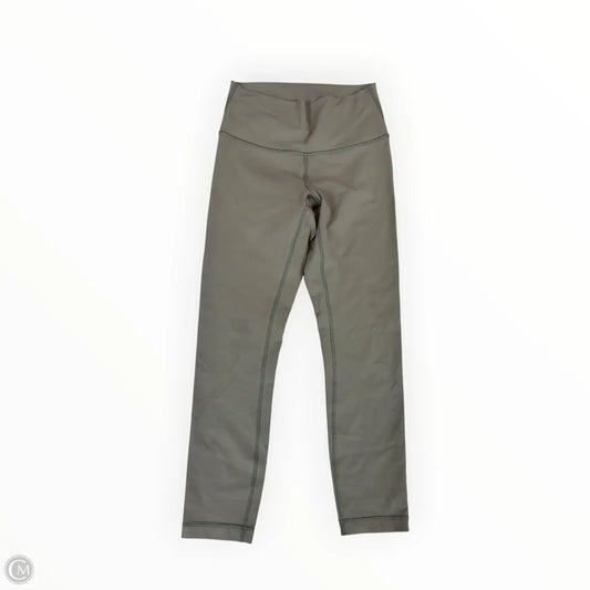 Athletic Leggings By Lululemon In Grey, Size: S