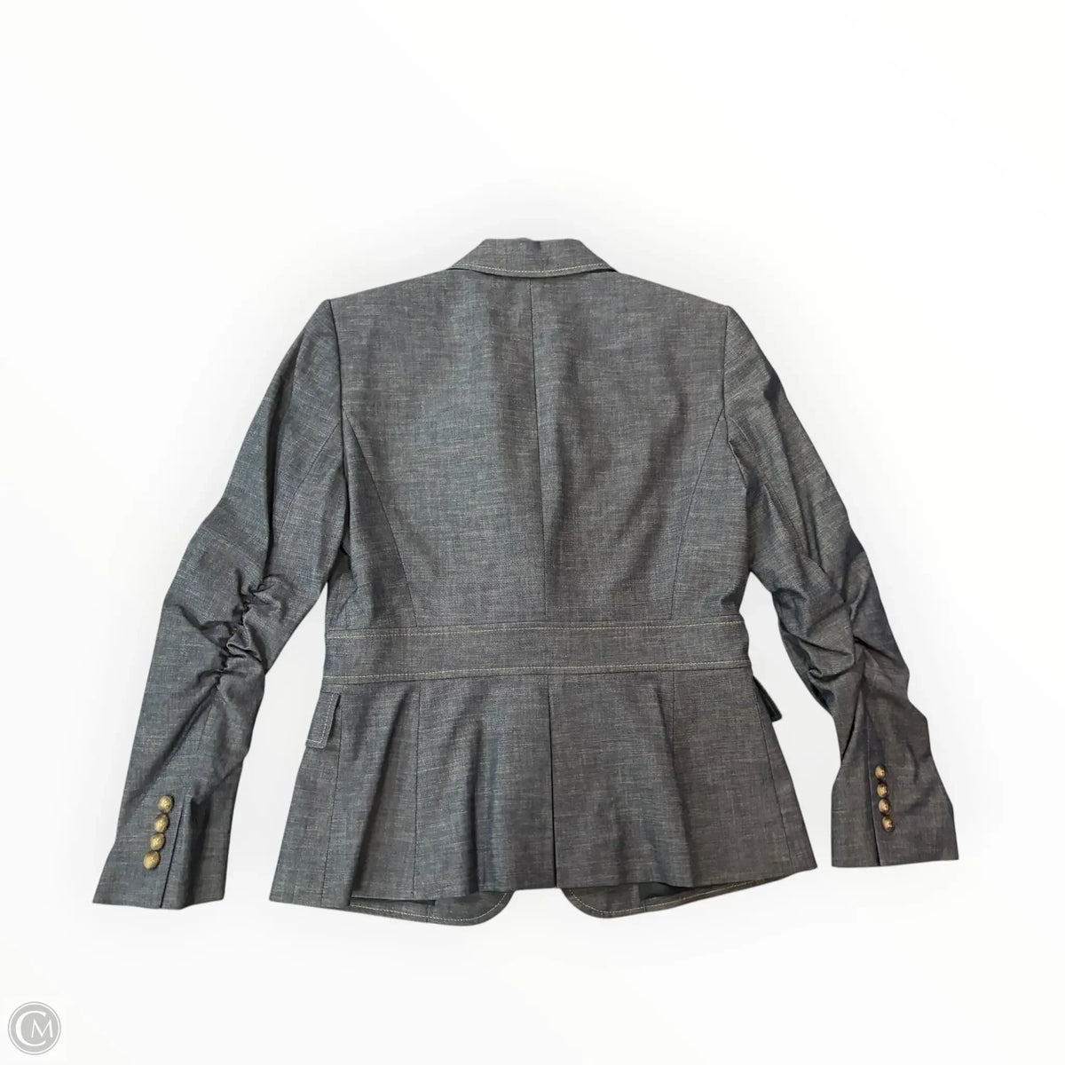 Blazer By Cremieux In Blue Denim, Size: S