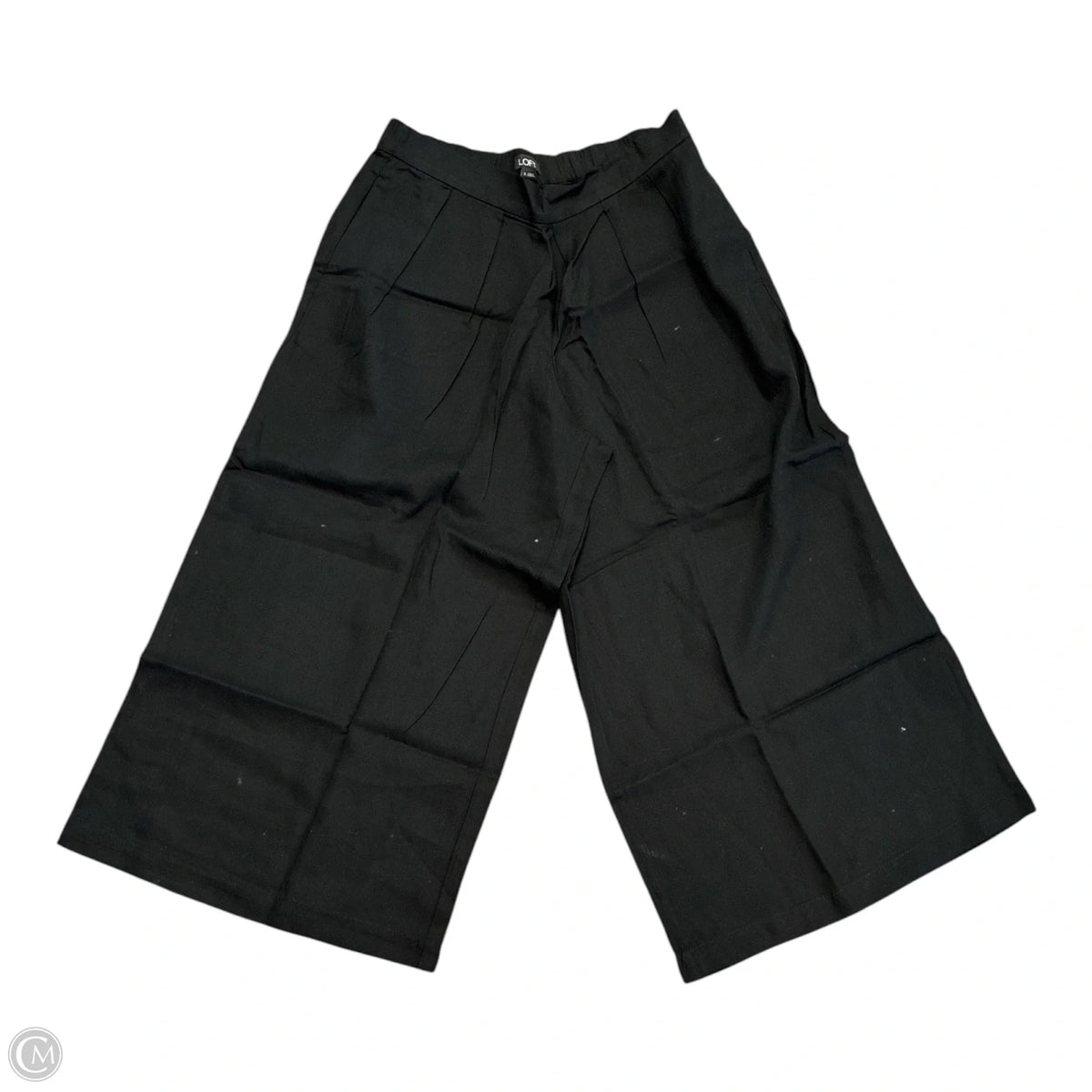 Pants Wide Leg By Loft In Black, Size: 4