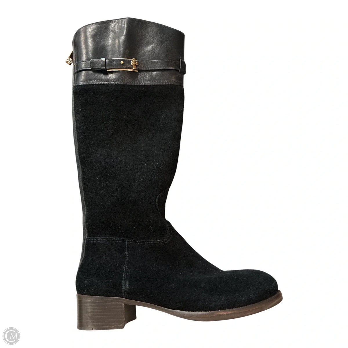 Boots Designer By Tory Burch In Black, Size: 10