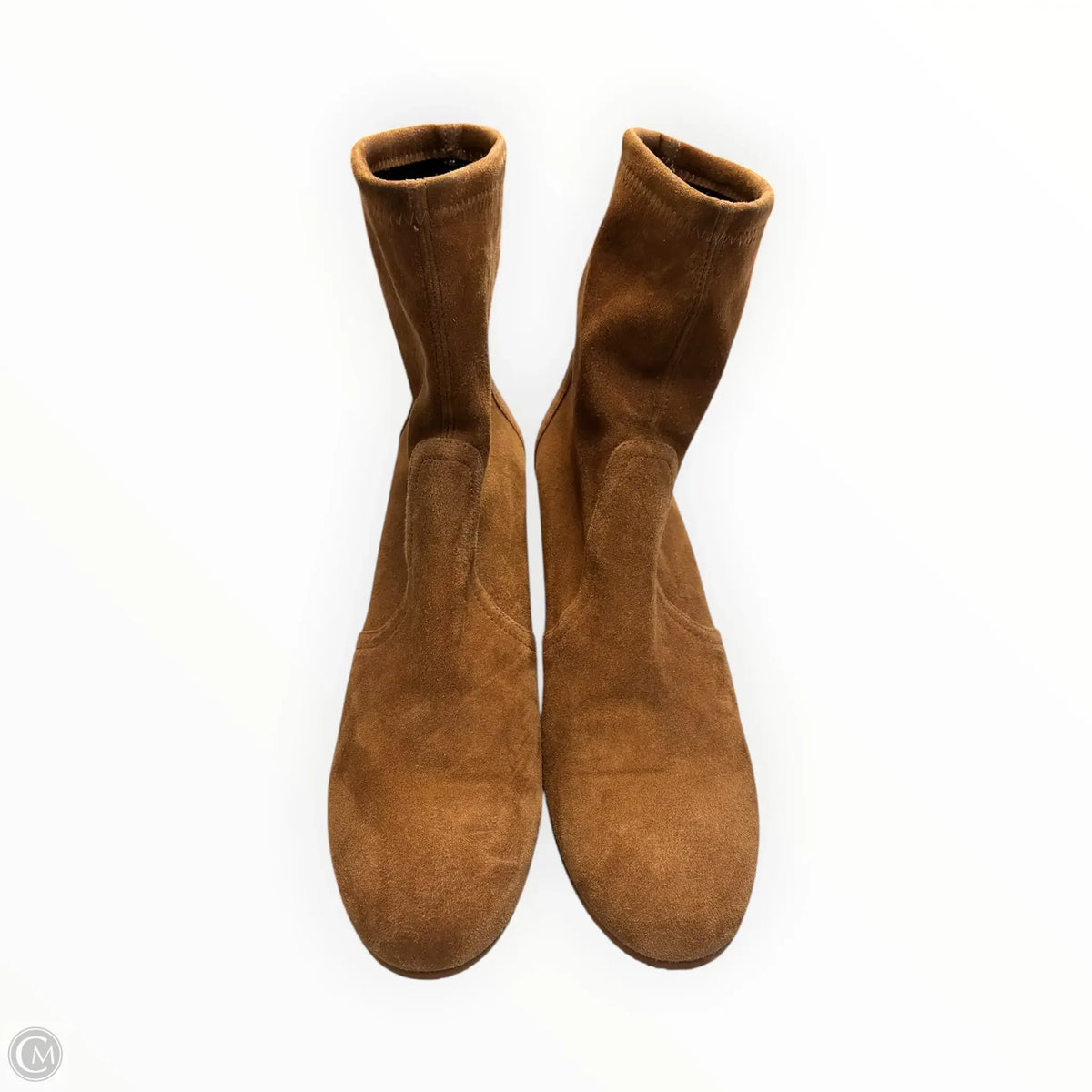 Boots Designer By Stuart Weitzman In Brown, Size: 8