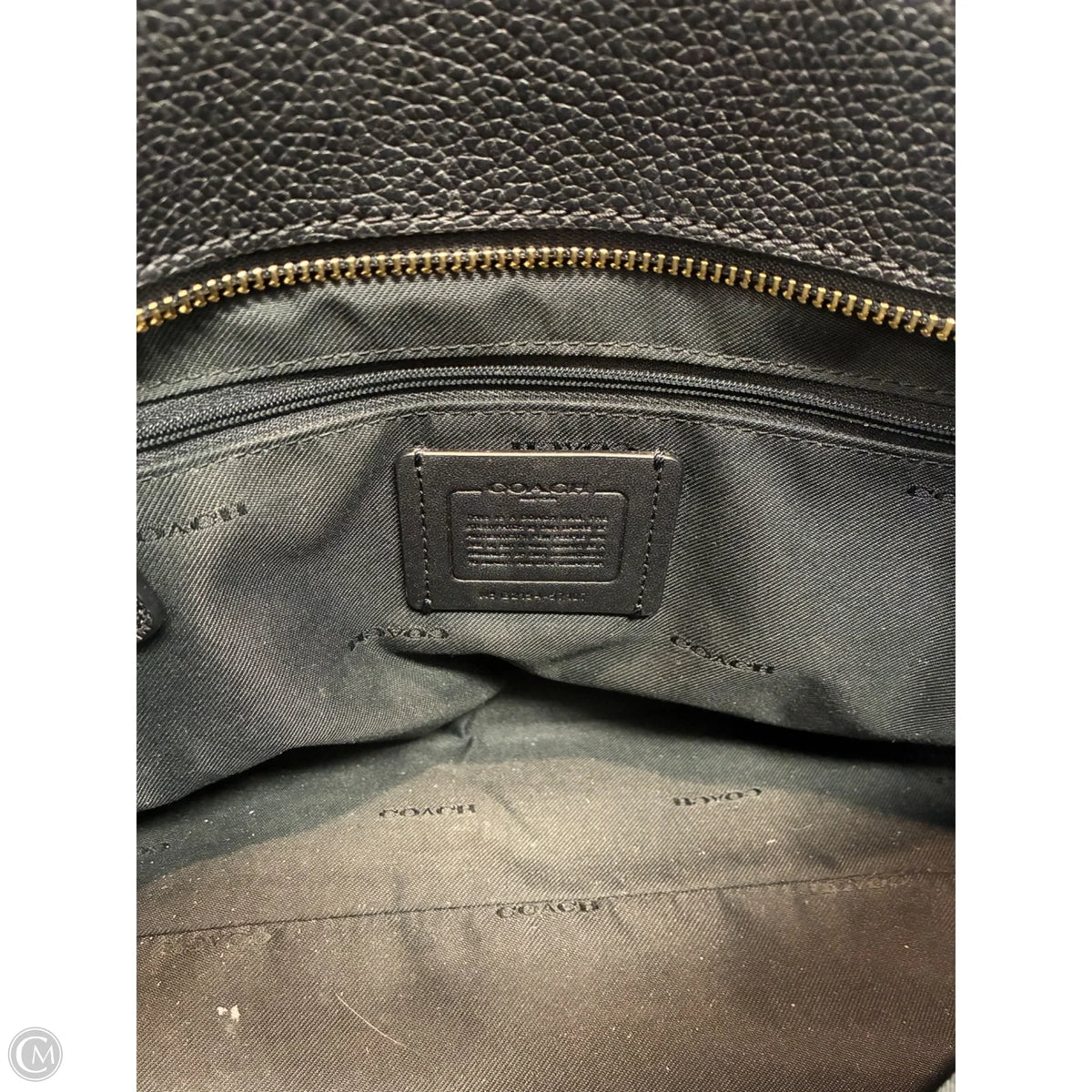 Tote Designer By Coach, Size: Medium