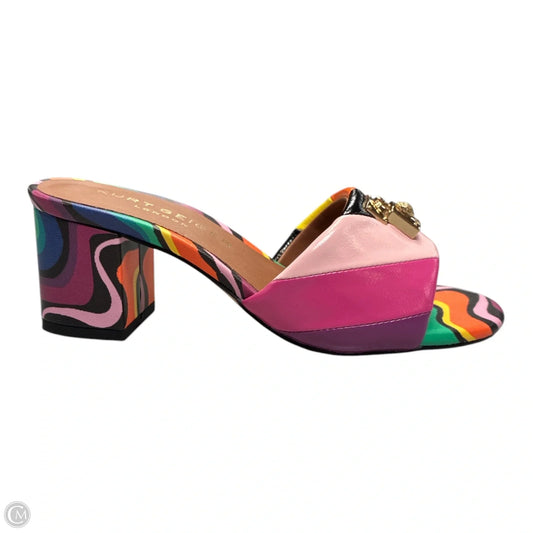 Sandals Heels Block By Kurt Geiger London In Multi-colored, Size: 5.5