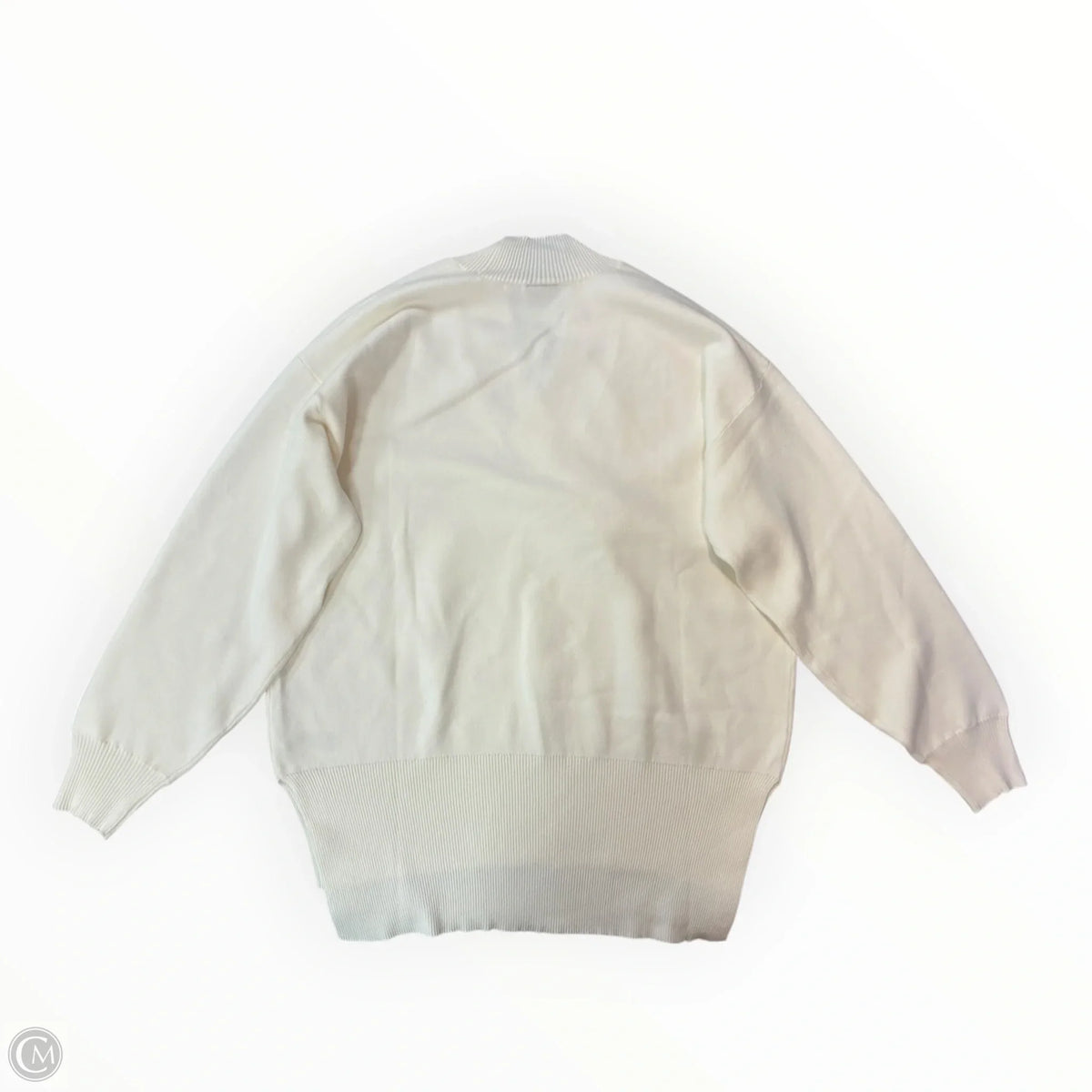 Sweater By Scoop In Ivory, Size: S
