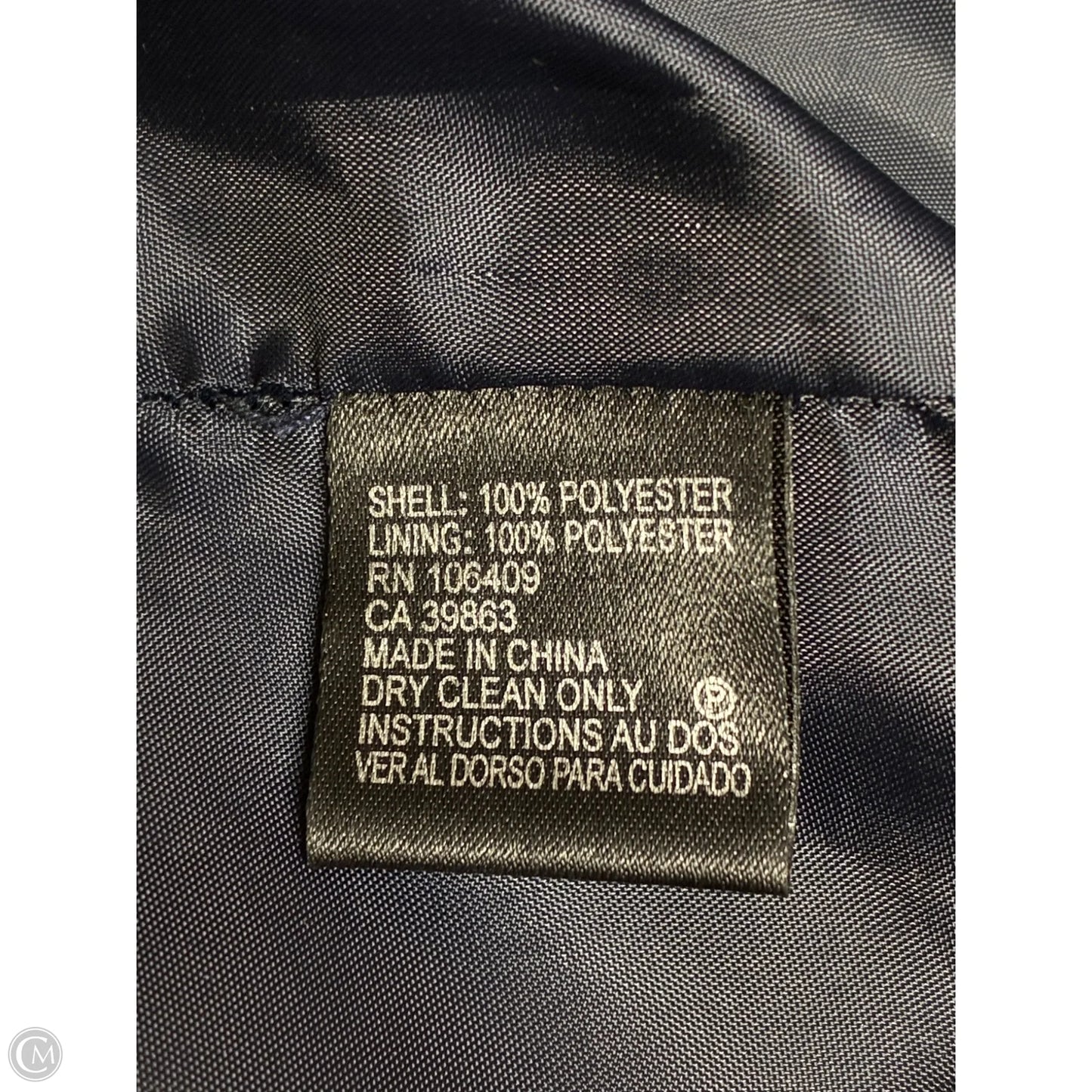 Dress Work By Tahari In Navy, Size: 8