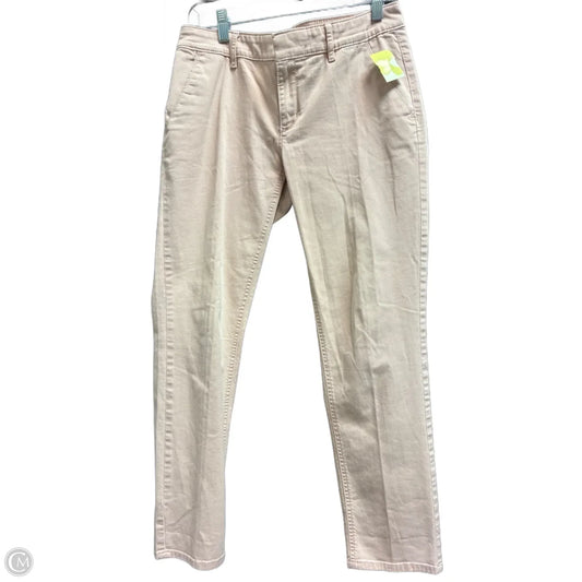 Jeans Straight By Loft In Pink, Size: 6