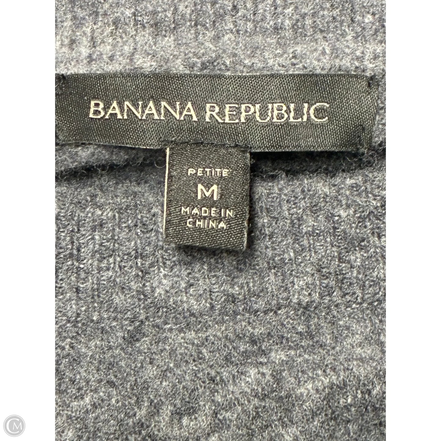 Dress Sweater By Banana Republic In Grey, Size: M