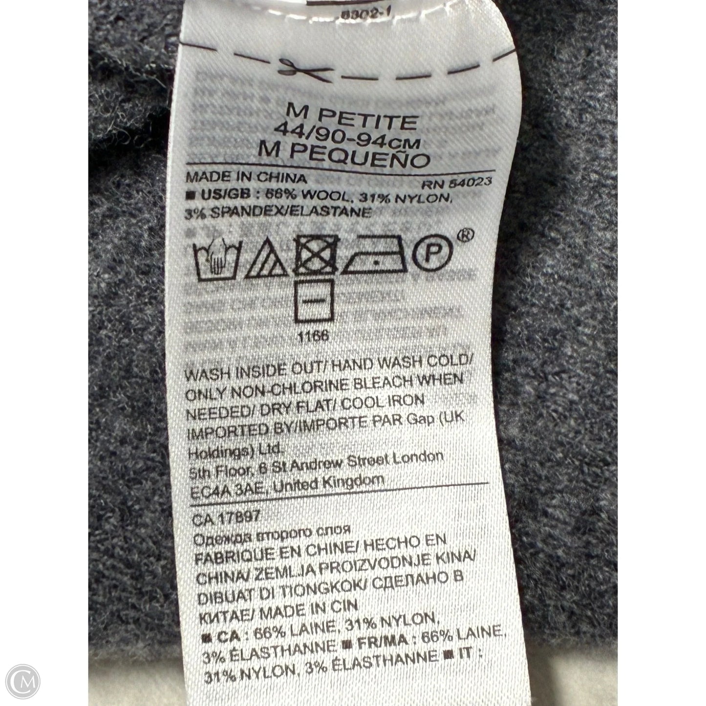 Dress Sweater By Banana Republic In Grey, Size: M