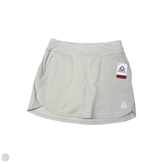 Athletic Skort By Reebok In Beige, Size: L