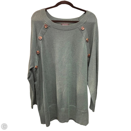 Sweater By Bloomchic In Green, Size: 1x