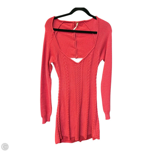 Dress Sweater By Free People In Red, Size: L