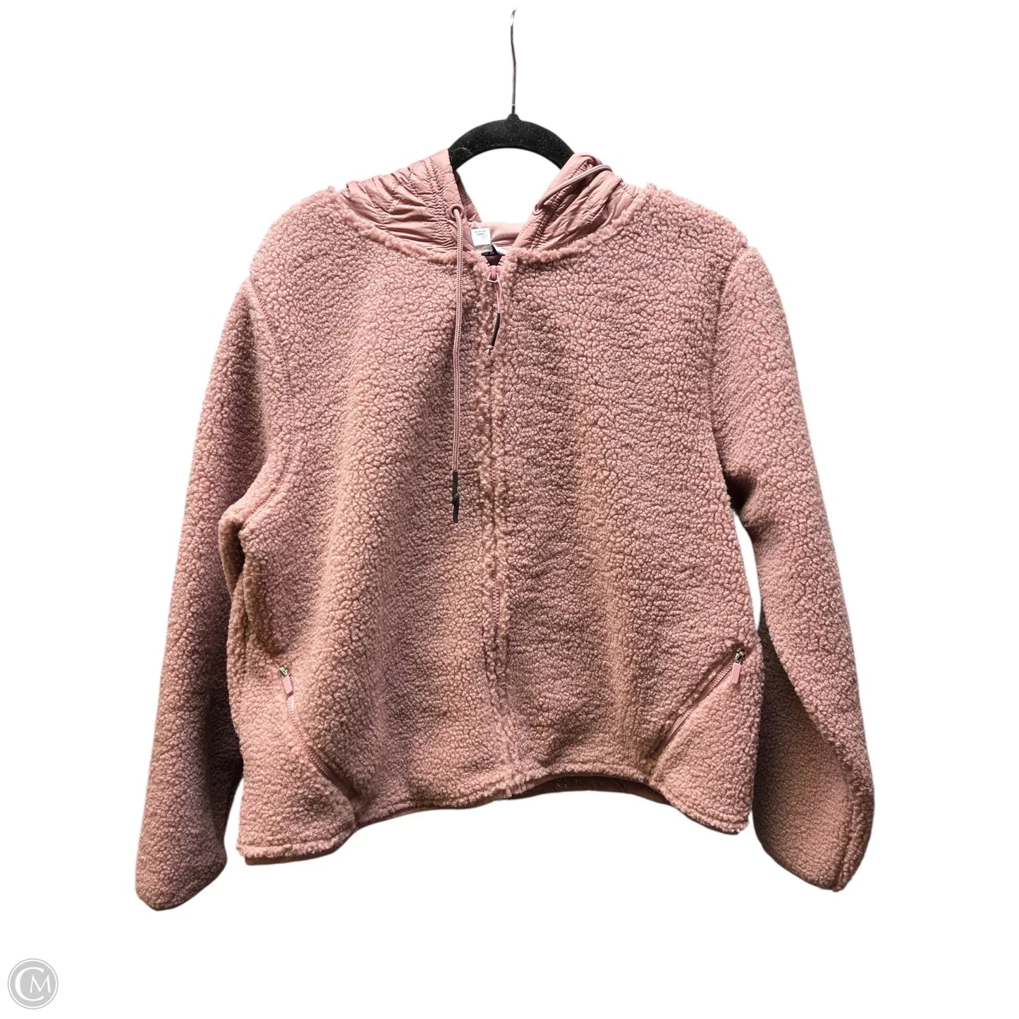 Jacket Fleece By Joy Lab In Pink, Size: Xl