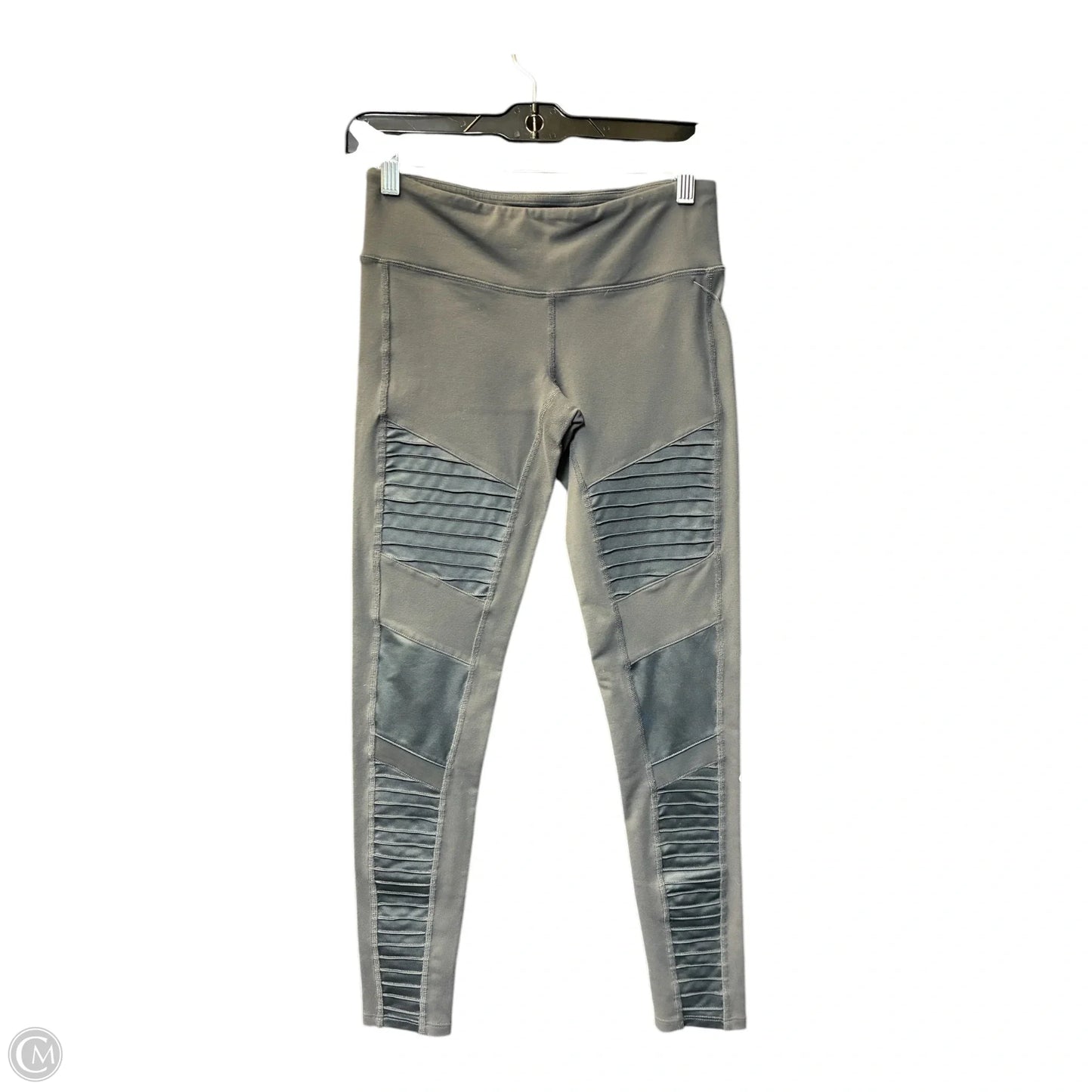 Athletic Leggings By Alo In Grey, Size: S